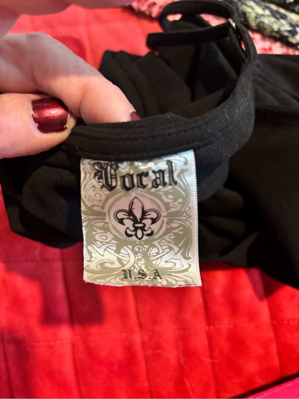 Black Rhinestone Tank Top - Picture 4 of 5